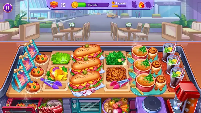Скачать Cooking Crush: кухня игра Взломанная [MOD Много денег] APK на Андроид