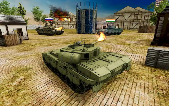 Скачать Армейские танковые игры война Взломанная [MOD Бесконечные монеты] APK на Андроид