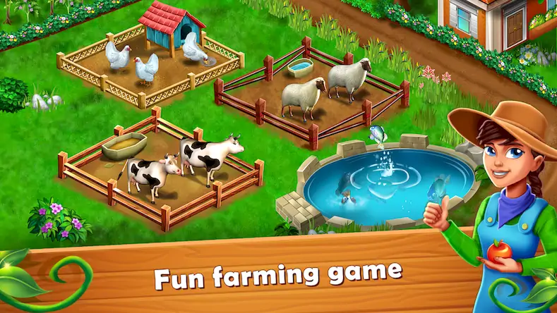 Скачать Farm Fest : ферма симулятор Взломанная [MOD Много денег] APK на Андроид