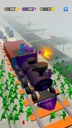 Скачать Train Defense: Зомби Игра Взломанная [MOD Бесконечные монеты] APK на Андроид