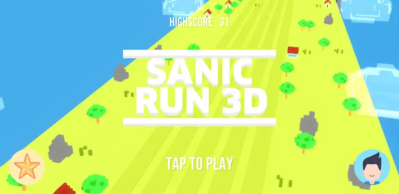 Скачать Sanic Run 3D Взломанная [MOD Всё открыто] APK на Андроид