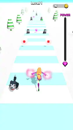 Скачать Power Girl 3D Взломанная [MOD Бесконечные монеты] APK на Андроид