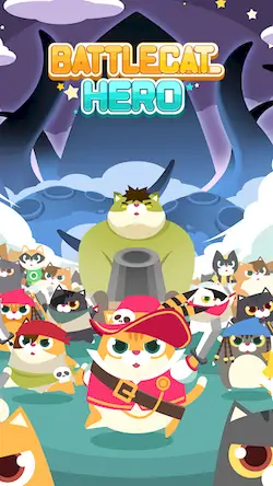 Скачать Battle Cat Hero Взломанная [MOD Много денег] APK на Андроид