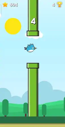 Скачать Flippy Bird - Flying bird Взломанная [MOD Бесконечные монеты] APK на Андроид