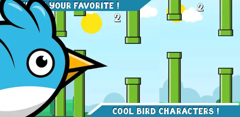 Скачать Flippy Bird - Flying bird Взломанная [MOD Бесконечные монеты] APK на Андроид