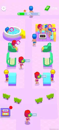 Скачать IDLE Spa Salon - 3D Arcade Взломанная [MOD Всё открыто] APK на Андроид