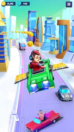 Скачать Mini Car Runner - Racing Games Взломанная [MOD Всё открыто] APK на Андроид