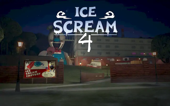 Скачать Ice Scream 4: Rod's Factory Взломанная [MOD Много монет] APK на Андроид