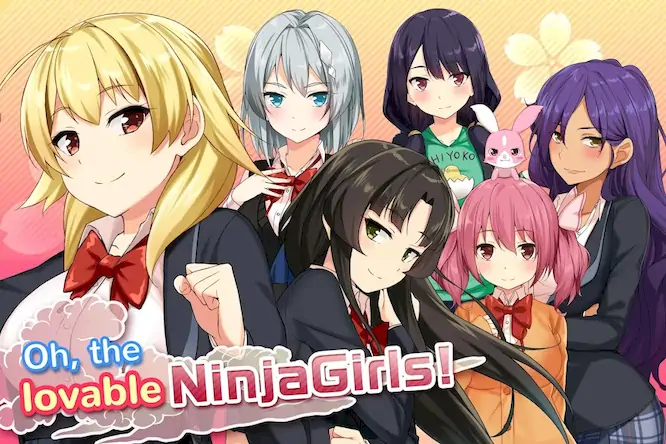 Скачать Moe! Ninja Girls/Sexy School Взломанная [MOD Много денег] APK на Андроид