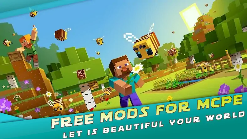 Скачать Mods for Minecraft PE by MCPE Взломанная [MOD Много денег] APK на Андроид