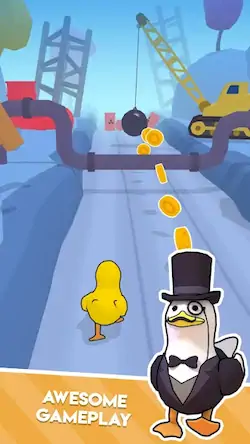 Скачать Duck On The Run Взломанная [MOD Бесконечные монеты] APK на Андроид