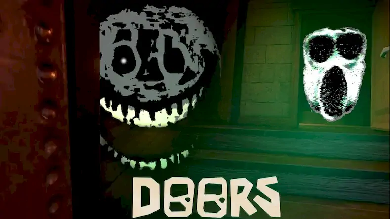 Скачать Scary Doors Horror for roblox Взломанная [MOD Всё открыто] APK на Андроид