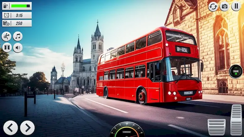 Скачать Bus Simulator Euro Bus Games Взломанная [MOD Много денег] APK на Андроид