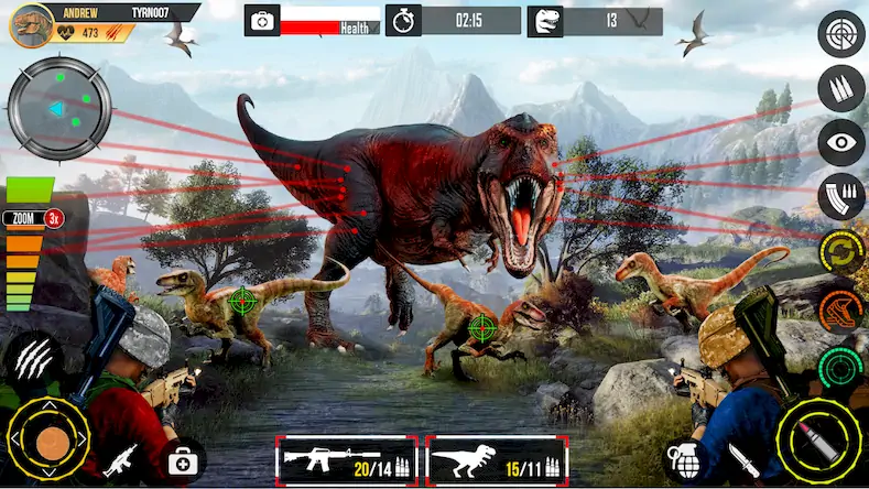Скачать Real Dino Hunting Gun Games Взломанная [MOD Всё открыто] APK на Андроид