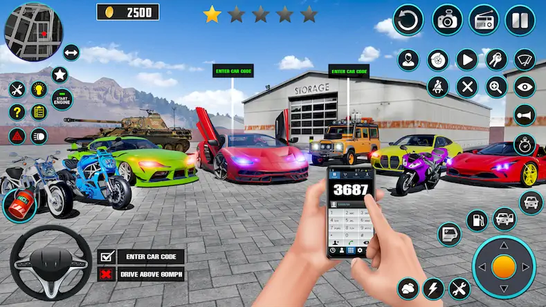 Скачать Open World Car Driving Games Взломанная [MOD Много монет] APK на Андроид