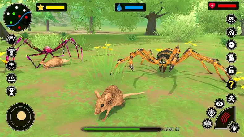 Скачать Spider Simulator : Spider Game Взломанная [MOD Много монет] APK на Андроид