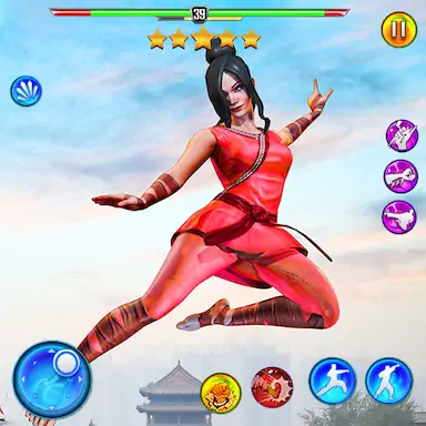 Скачать Fighting Games: Kung fu Master Взломанная [MOD Много монет] APK на Андроид