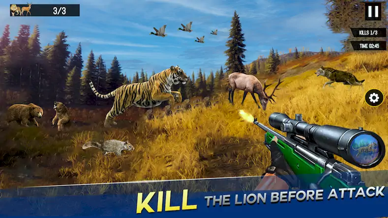 Скачать Sniper Animal Shooting Games Взломанная [MOD Бесконечные монеты] APK на Андроид