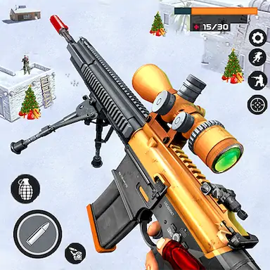 Скачать Sniper War 3D - игры с оружием Взломанная [MOD Бесконечные деньги] APK на Андроид