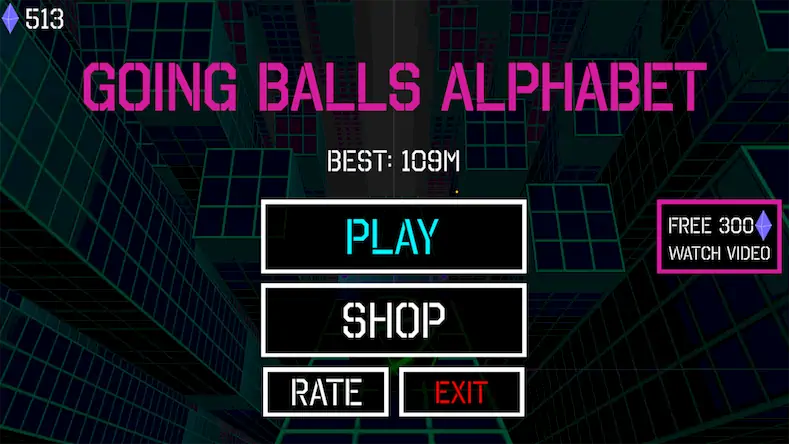 Скачать Going Balls Alphabet Rolling Взломанная [MOD Бесконечные монеты] APK на Андроид