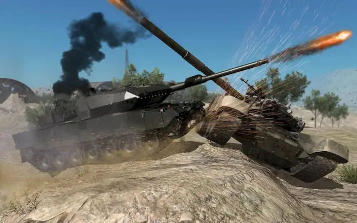 Скачать Real Tank Battle : War Machine Взломанная [MOD Всё открыто] APK на Андроид
