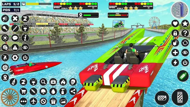 Скачать Jetski Boat racing: Boat Games Взломанная [MOD Много монет] APK на Андроид