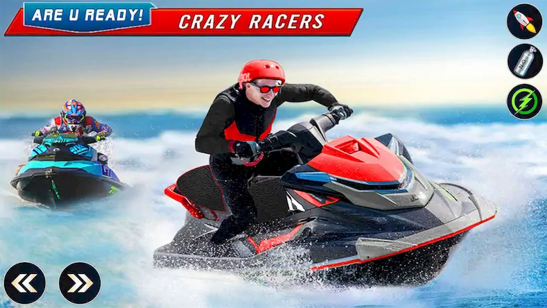 Скачать Jetski Boat racing: Boat Games Взломанная [MOD Много монет] APK на Андроид