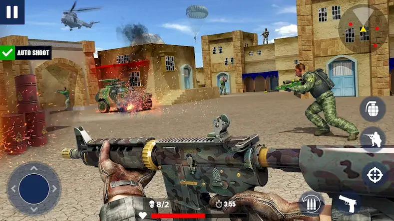 Скачать War Zone: Gun Shooting Games Взломанная [MOD Много денег] APK на Андроид