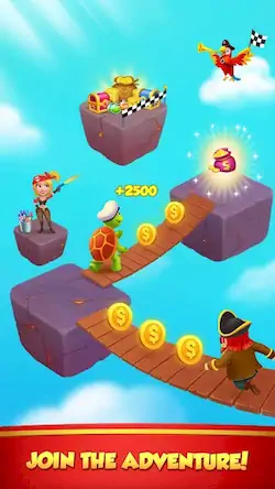 Скачать Coin Rush - Pirate Run Взломанная [MOD Unlocked] APK на Андроид