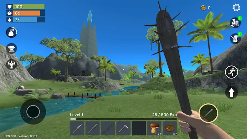 Скачать Uncharted Island: Survival RPG Взломанная [MOD Всё открыто] APK на Андроид