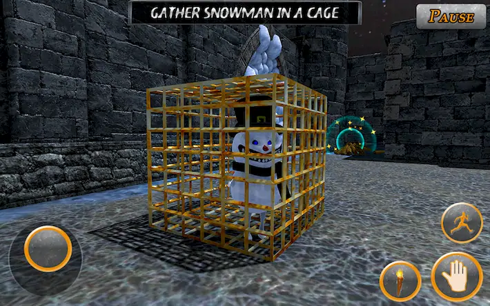 Скачать Evil Scary Snowman Games 3d Взломанная [MOD Бесконечные монеты] APK на Андроид