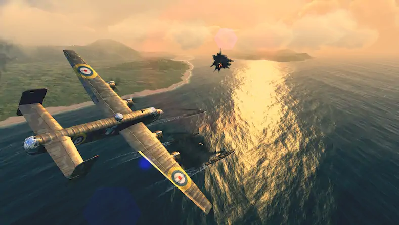 Скачать Warplanes: WW2 Dogfight Взломанная [MOD Всё открыто] APK на Андроид