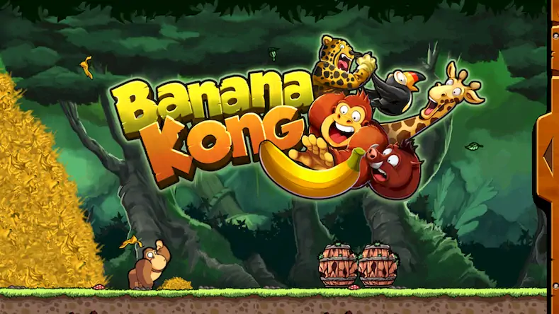 Скачать Banana Kong Взломанная [MOD Много монет] APK на Андроид