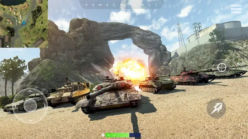 Скачать Tanks of War Взломанная [MOD Много денег] APK на Андроид