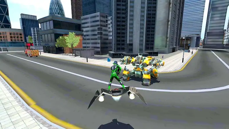 Скачать Rope Frog Ninja Hero Car Vegas Взломанная [MOD Unlocked] APK на Андроид
