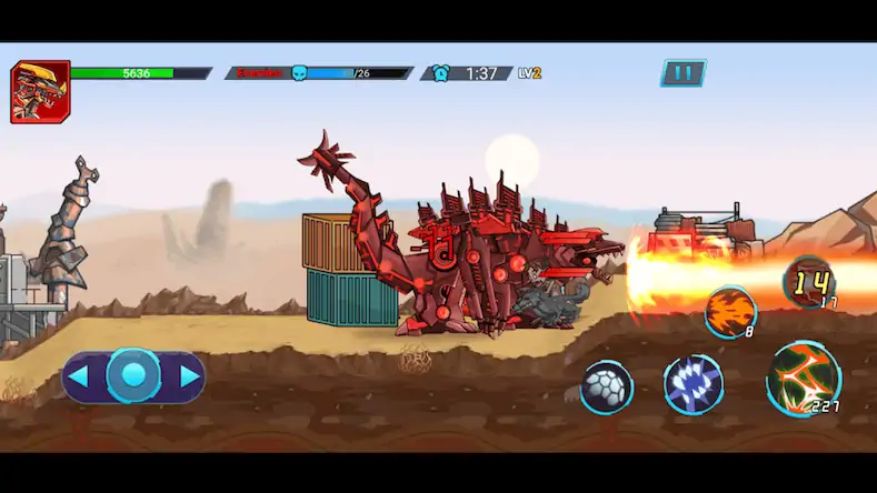 Скачать Mech Battle: Jurassic Dinosaur Взломанная [MOD Unlocked] APK на Андроид