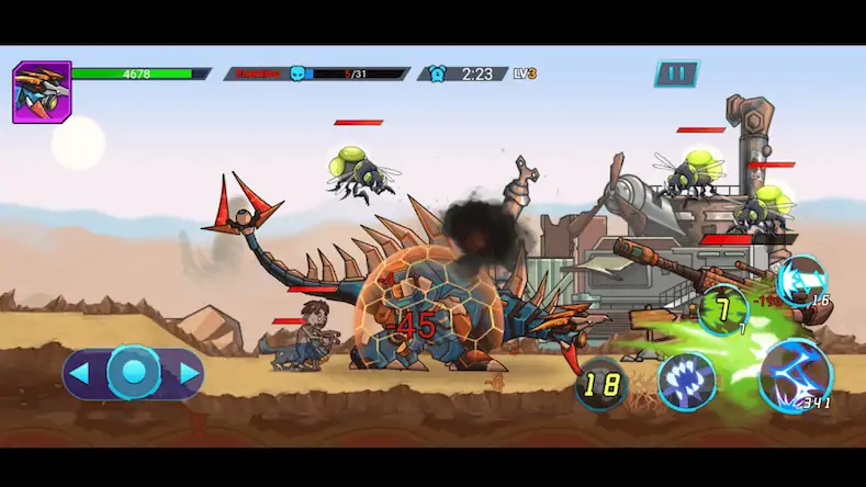 Скачать Mech Battle: Jurassic Dinosaur Взломанная [MOD Unlocked] APK на Андроид