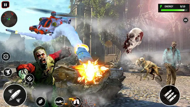 Скачать Zombies shooting offline Game Взломанная [MOD Много монет] APK на Андроид