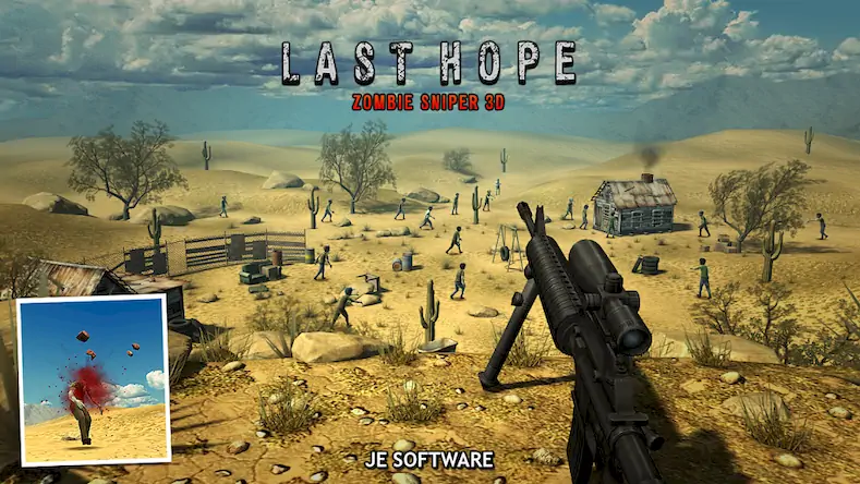 Скачать Last Hope - Zombie Sniper 3D Взломанная [MOD Всё открыто] APK на Андроид