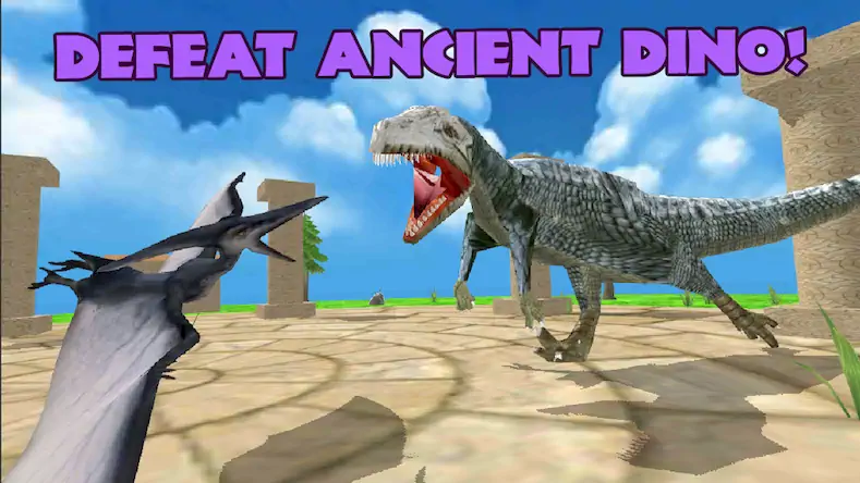 Скачать Dino Battle Arena Lost Kingdom Взломанная [MOD Всё открыто] APK на Андроид