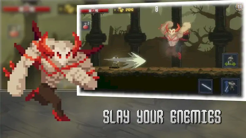 Скачать Deathblaze Action Platformer Взломанная [MOD Unlocked] APK на Андроид