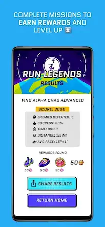Скачать Run Legends: Co-op Fitness RPG Взломанная [MOD Много монет] APK на Андроид