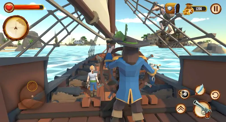 Скачать Pirate Polygon Caribbean Sea Взломанная [MOD Unlocked] APK на Андроид