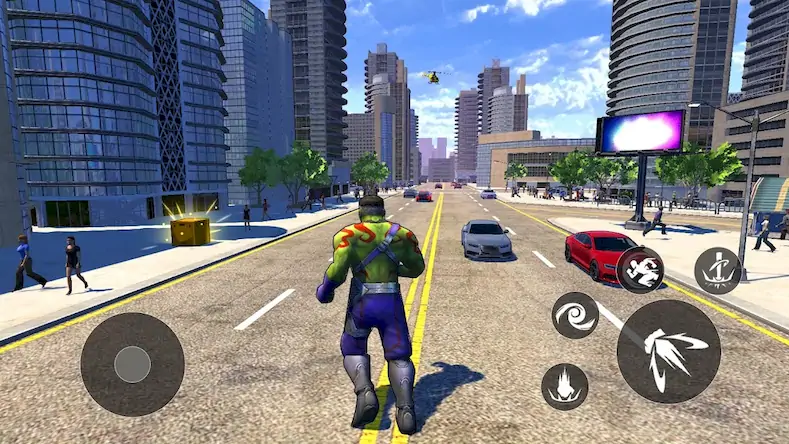 Скачать Super City Heroes:Super Battle Взломанная [MOD Много денег] APK на Андроид