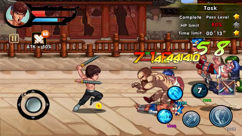 Скачать Kung Fu Attack: Final Fight Взломанная [MOD Много монет] APK на Андроид