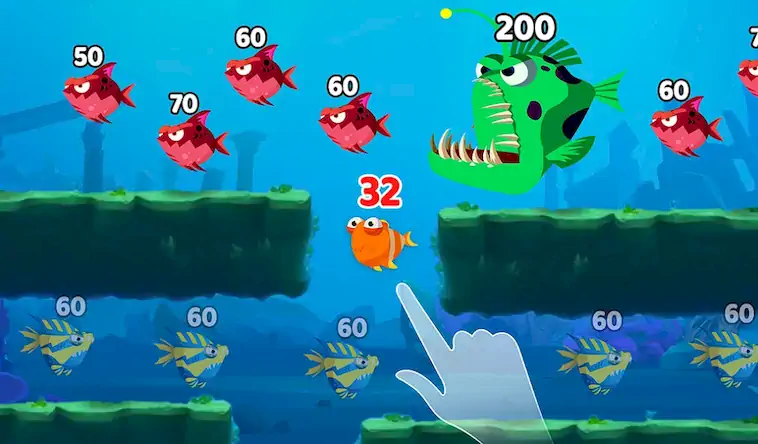 Скачать Fish Town IO: Mini Aquarium Взломанная [MOD Много монет] APK на Андроид