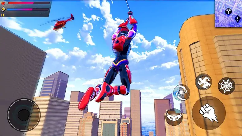 Скачать Spider Hero:Super City Hero Взломанная [MOD Много монет] APK на Андроид