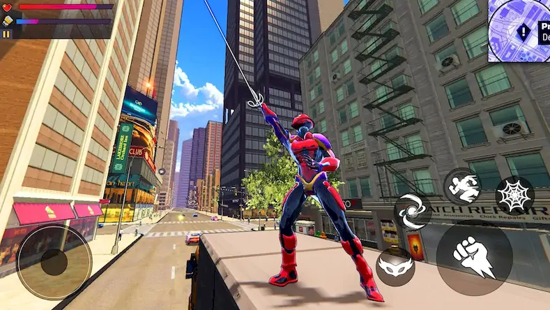 Скачать Spider Hero:Super City Hero Взломанная [MOD Много монет] APK на Андроид