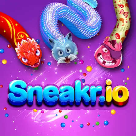 Скачать Sneak.io - Игра про змей Взломанная [MOD Много монет] APK на Андроид