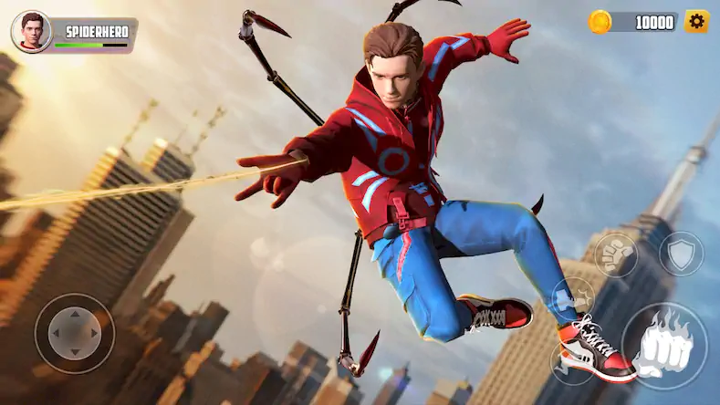 Скачать Spider Hero Man: Multiverse Взломанная [MOD Всё открыто] APK на Андроид
